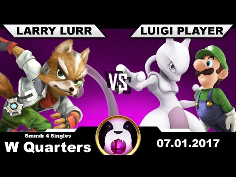 PPT-W17 - Larry Lurr (Fox) Vs. BSD | Luigi player (Luigi, Mewtwo) - Winners Quarters - Smash 4