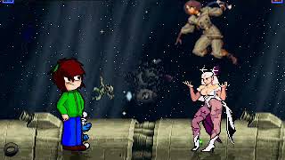 Mugen - MH Daniel and Smurf vs Morrigan and Whip