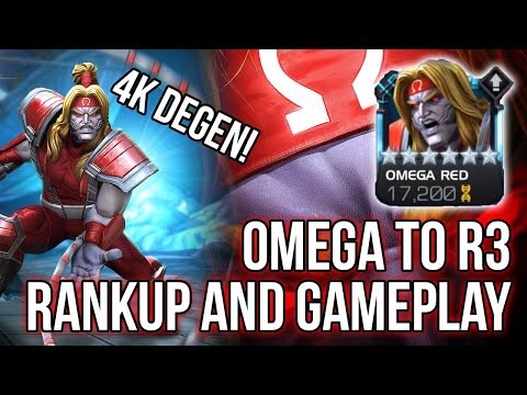 6 Star Omega Red Rankup and Gameplay! Taking Up Omega to R3 - Marvel Contest of Champions