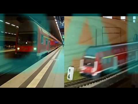 Modelleisenbahn H0 Vergleich: DABbuzfa 760 im Modell & Real