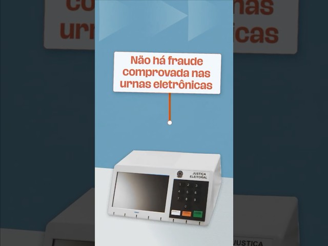 Urna eletrônica vence a desinformação
