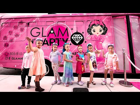 Juana Lu Birthday Pajama Party, Glam n' Party Miami Bus Spa Experience