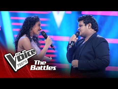 The Battles : Pravindya Geesarani v Deshan Rasitha | Heenayaki Mata Adare | The Voice Teen Sri Lanka