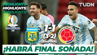Download Lagu Highlights | Argentina 1(3)-(2)1 Colombia | Copa América 2021 | Semifinal | TUDN Thumbnail