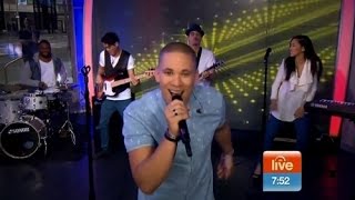 Nathaniel performing &#39;Live Louder&#39; on 7 Sunrise Australia