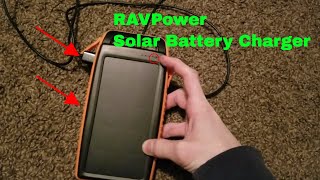 RAVPower 15000 Solar/Shokproof Charger RP-PB003 - відео 3