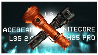 [REQUESTED] Acebeam L35 2.0 vs Nitecore MH25 Pro [BEAMSHOTS]