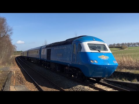 Blue Midland Pullman Passing Gleneagles #trains #class43