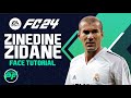 EA FC 24 ZINEDINE ZIDANE FACE -  Pro Clubs Face Creation - CAREER MODE - LOOKALIKE REAL MADRID