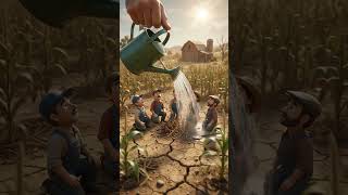 Crops grown by big hand | AI with Saleemi