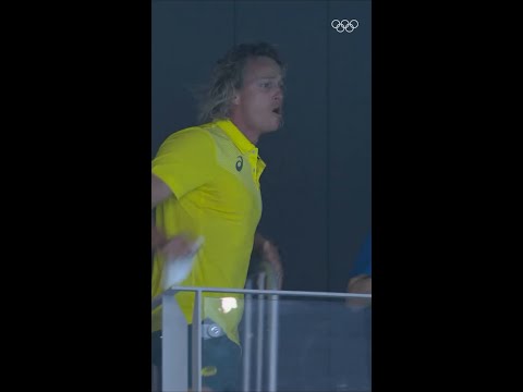 From Tokyo 2020 to Paris 2024, Coach Dean Boxall has been Ariarne Titmus’ biggest supporter! 🇦🇺🏊