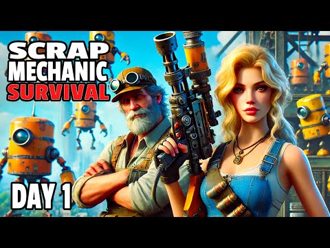 FANTASTIC Survival Co-op Adventure! Scrap Mechanic Survival