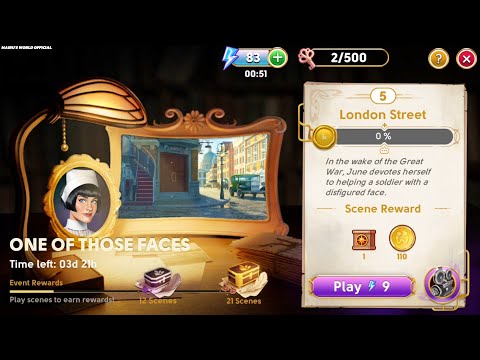 June's Journey Secrets 32 Scene 5 London Street Word Mode [4K UHD 60FPS]