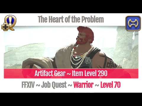 FFXIV Warrior Level 70 Job Quest ~ Stormblood ~ The Heart of the Problem