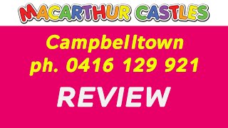 preview picture of video 'Macarthur Castles - REVIEW - Campbelltown, Jumping Castles Review'