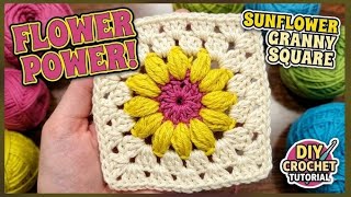 Easy and simple crochet granny square 
