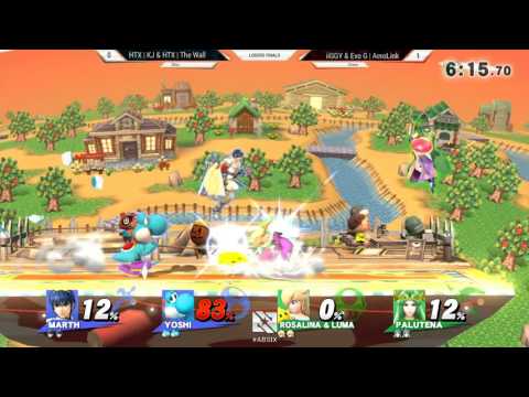 AB6 Smash 4 - Evo G | AeroLink & iiGGY vs HTX | The Wall & HTX | KJ - Losers Finals