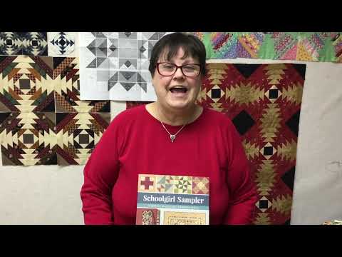 Kim Diehl Right As Rain Fabric and School Girl Sampler Quilt 72 Simple 4” Blocks Kick Off!