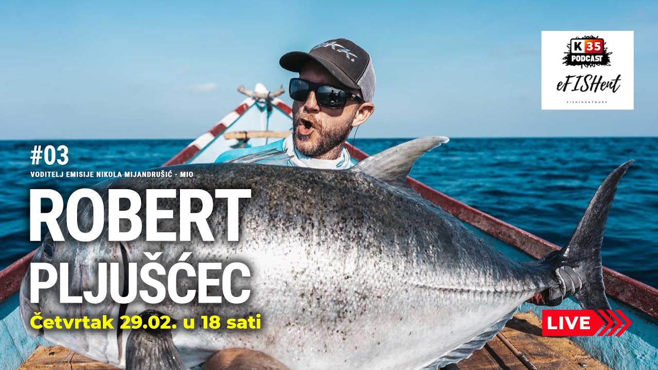 Podcast K35 Epizoda: Robert Pljušćec - U potrazi za neotkrivenim ribolovnim rajevima