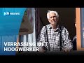 Familie verrast via hoogwerker bewoners verzorgingstehuis