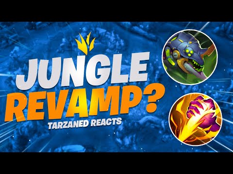 4X RANK 1 NA REACTS TO RIOTS BIGGEST JUNGLE REVAMP -  Tarzaned