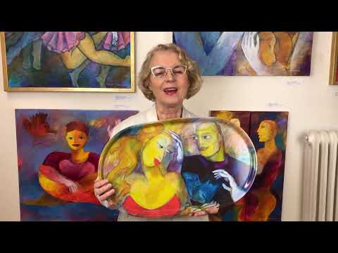[Alina Witwitzka] Serien om symboler: De vita händerna #alinawitwizka #intuitivmålning