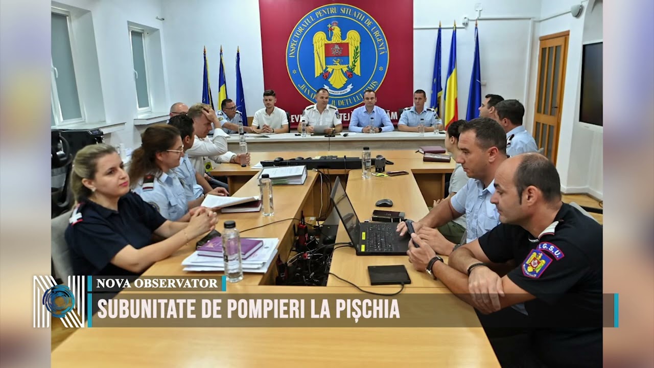 Subunitate de pompieri la Pișchia