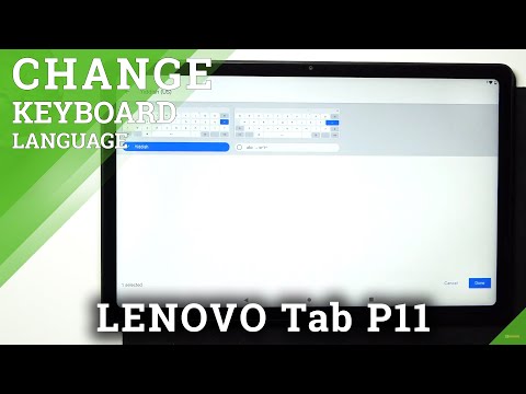 How to Change Keyboard Language in Lenovo Tab P11 - Set Keyboard Dictionary