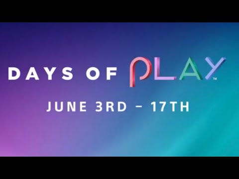 HUGE SALE!!! PlayStation Days of Play Sale June 3rd - 17th