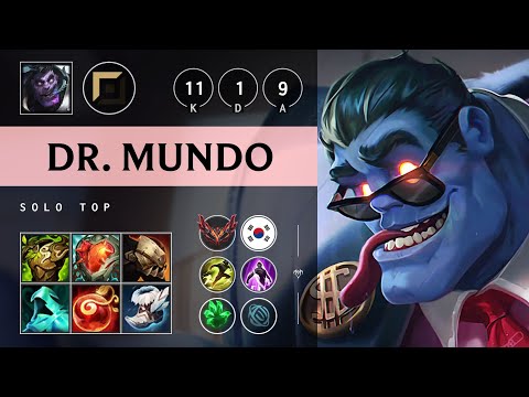 Dr. Mundo Top vs Jax - KR Grandmaster Patch 25.20