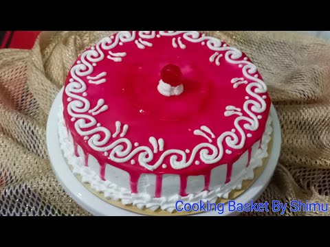 Gel Cake Recipe ||জেল কেক রেসিপি ||How to make Gel Cake ||Cooking Basket By Shimu
