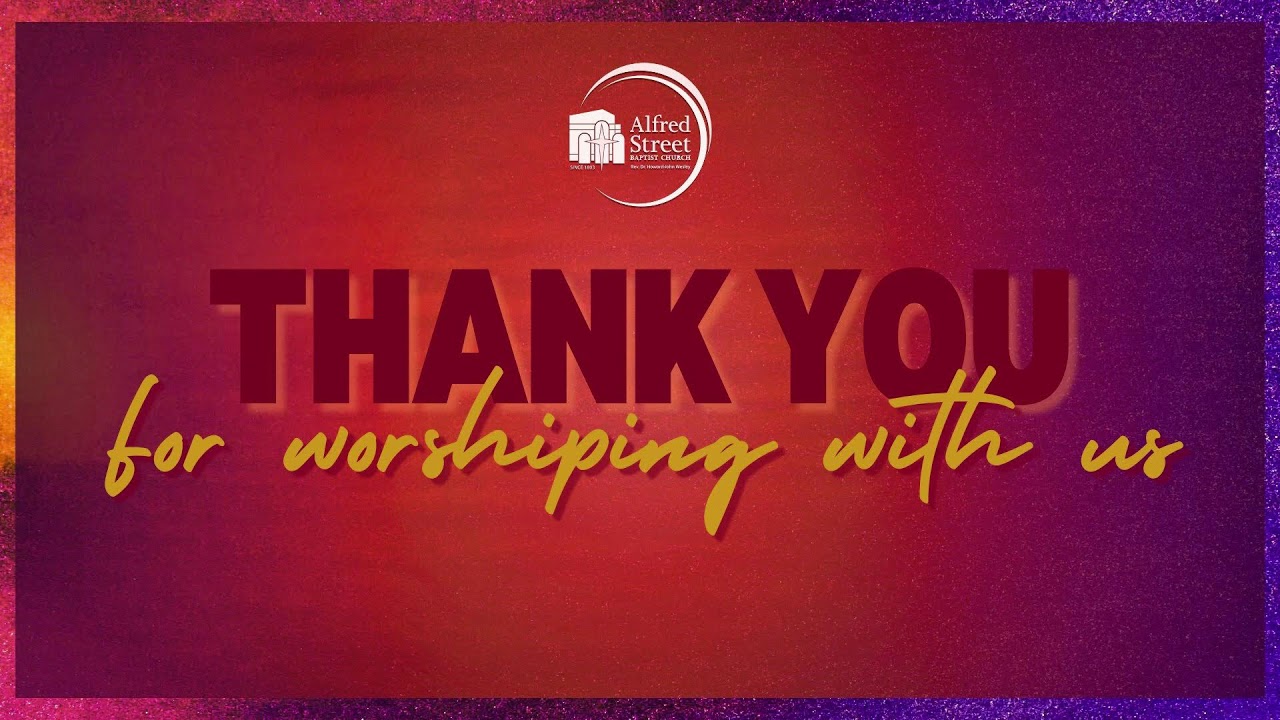 Alfred Street Baptist Church Live 8AM Worship Service