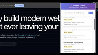 Baseline web feature checker