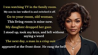 I was watching tv in the family room, my son in law walked in & switched it off......