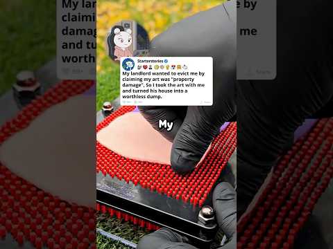 My landlord tried to evict me by calling my art ‘property damage,’ so I took the art with me.