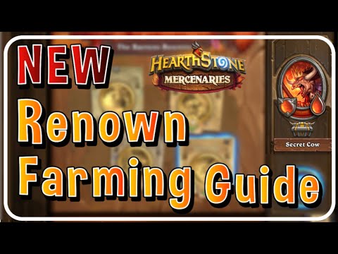 New Renown coin Farming Guide - INSTANT WIN BOUNTIES!! | Hearthstone Mercenaries |