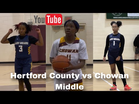 Chowan vs Hertford County Middle Girls Season Opener 