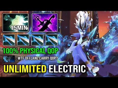 UNLIMITED ELECTRIC 15Min Mjollnir 100% Physical DPS Queen of Pain EZ Deleted Offlane Dota 2
