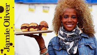 Shredded Beef Sliders & Wild Cherry BBQ Sauce | Kelis