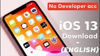 How to download ios 13 (No Developers account) - English language