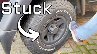 How to Remove a Stuck Wheel (Rusted or Seized)