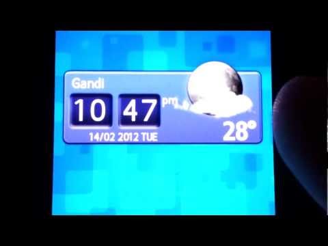 ALLY LG (clock & forcast) bada widget by nikolass