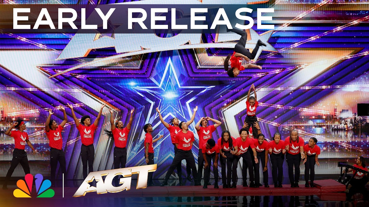 Early Release: 92-Year-Old Jesse White And His Tumbling Team SHOCK The Judges! | Auditions | AGT thumbnail