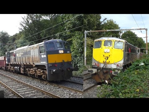 085 & 072 on Tara Mines trains @ Ossory Rd. & Ashbrook, Co. Dublin (26-9-2016)