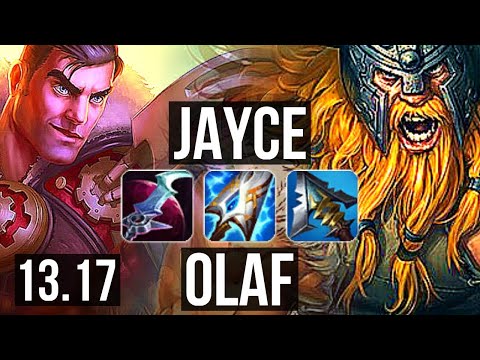 JAYCE vs OLAF (TOP) | 12/2/9, Legendary, 500+ games | TR Diamond | 13.17