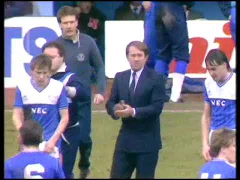 1985 - 86 SEASON FA CUP SEMI FINAL  EVERTON  2 - 1  SHEFF WED ..Extra Time