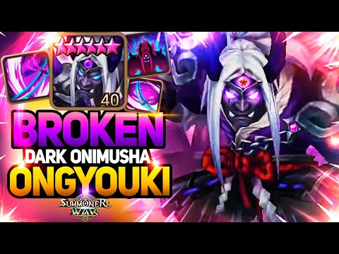 He Plays with BROKEN ONGYOUKI (DARK ONIMUSHA) - Summoners War