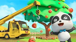 The Excavator Song | Construction Vehicles for Kids | Digger Cartoons | Super Rescue  Team | BabyBus