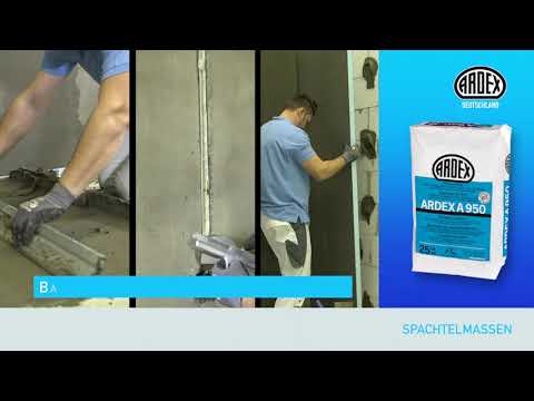 ARDEX A 950 - Verkoffern von Leitungen