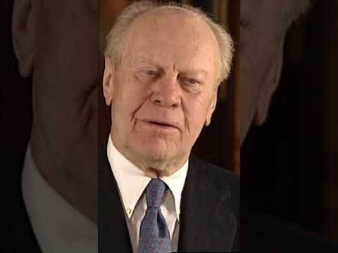 Gerald Ford: First Speech As President